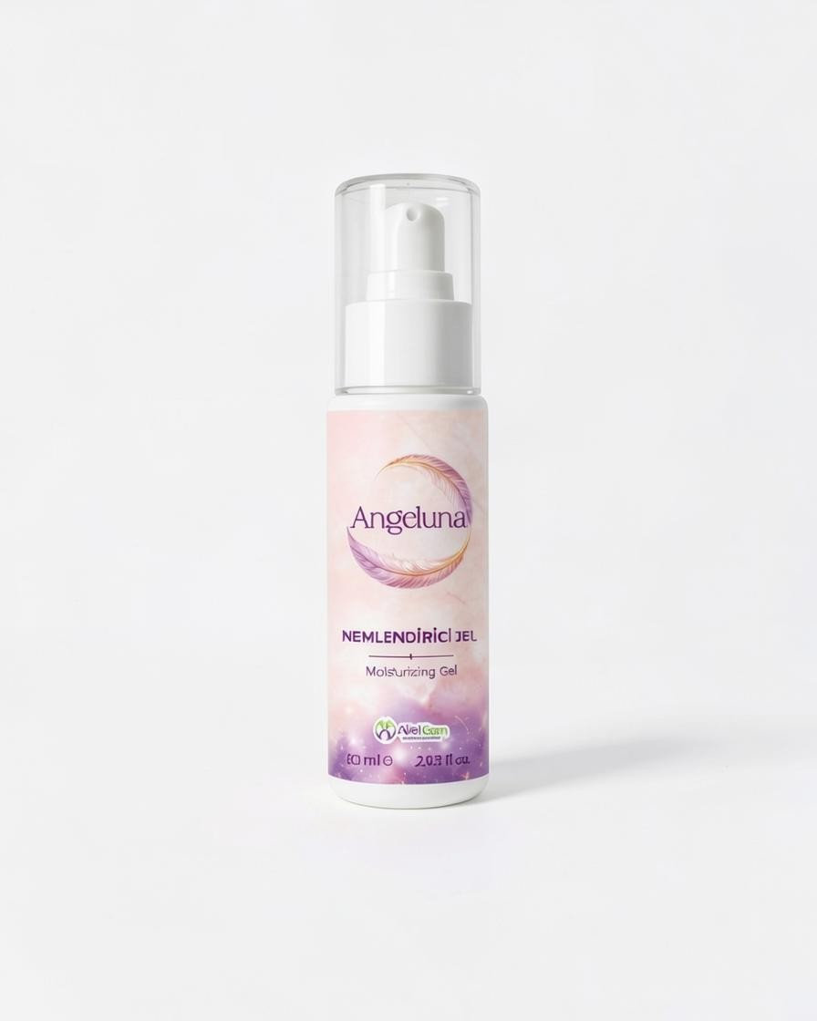 ALELGEN Angeluna 60 ml nemlendirici jel, diz, dirsek ve dış genital bölge için hyalüronik asit içerikli bakım ürünü.
